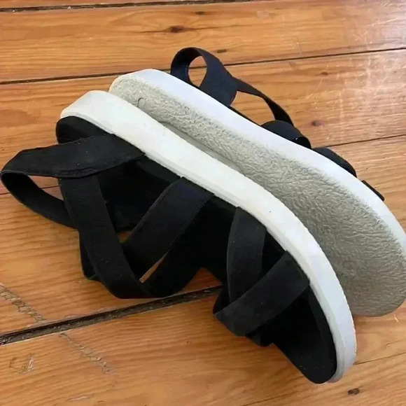 ECCO danish suede elastic slip on sandals 39 NWOB - Picture 4 of 8